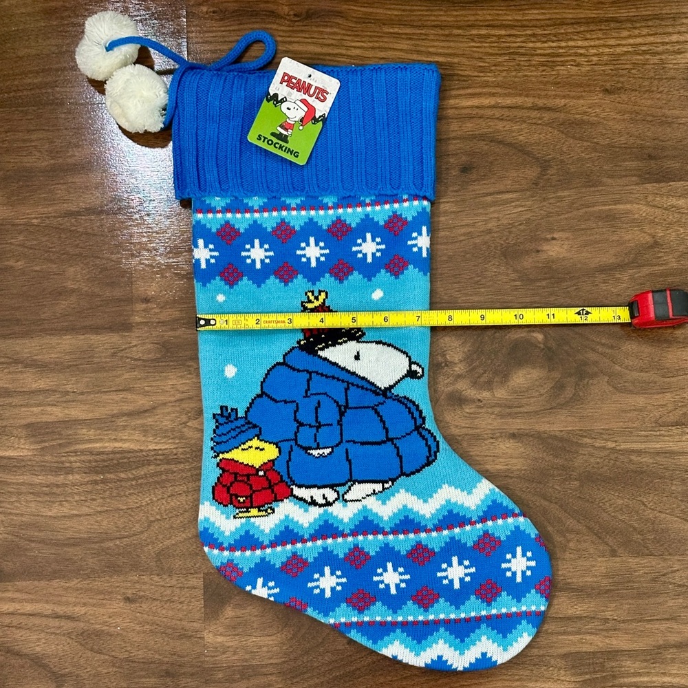 NWT Peanuts Snoopy and Woodstock Holiday Stocking - Picture 5 of 5
